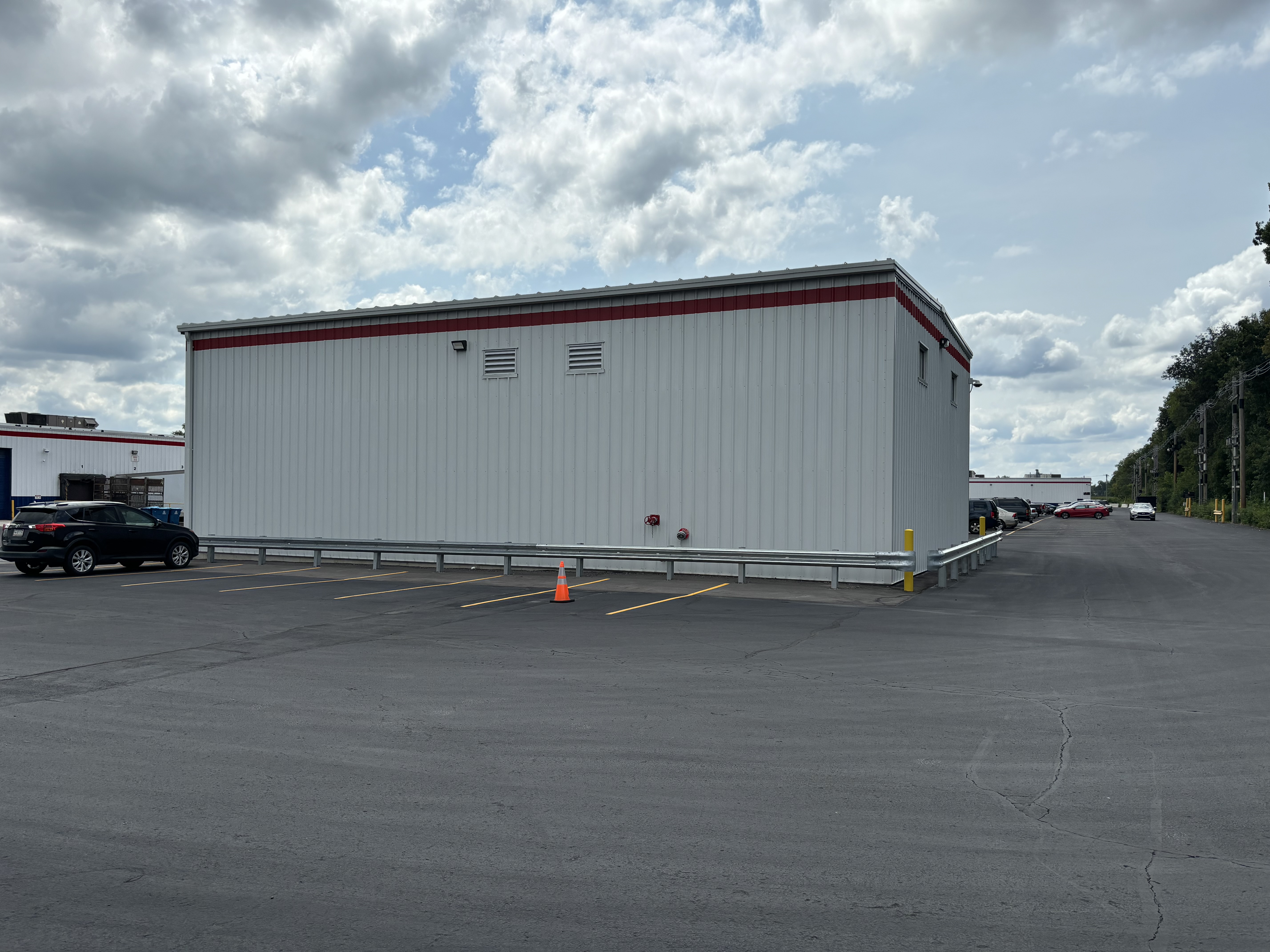 Parking Lot and Building