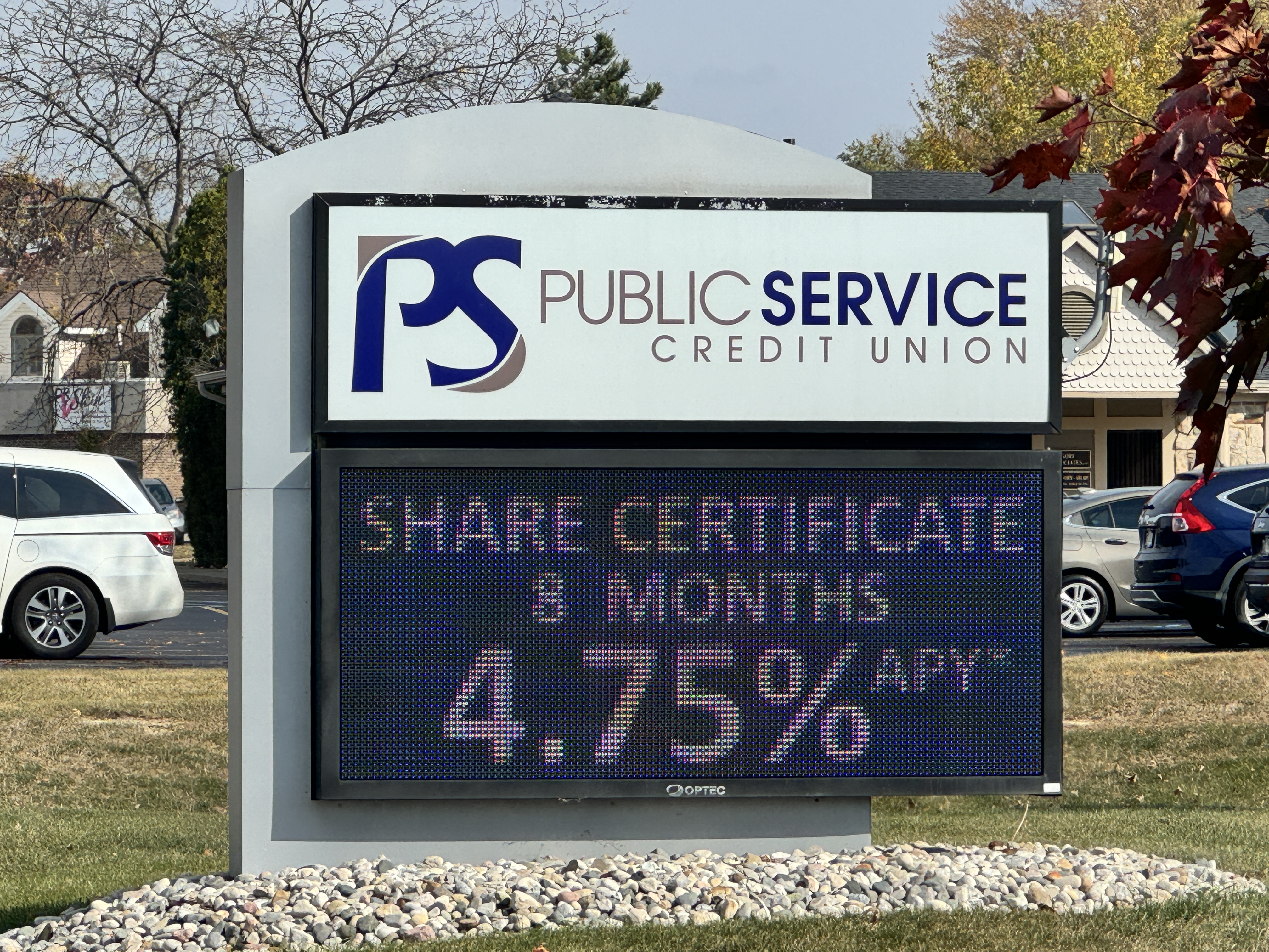 Public Service Credit Union Signage