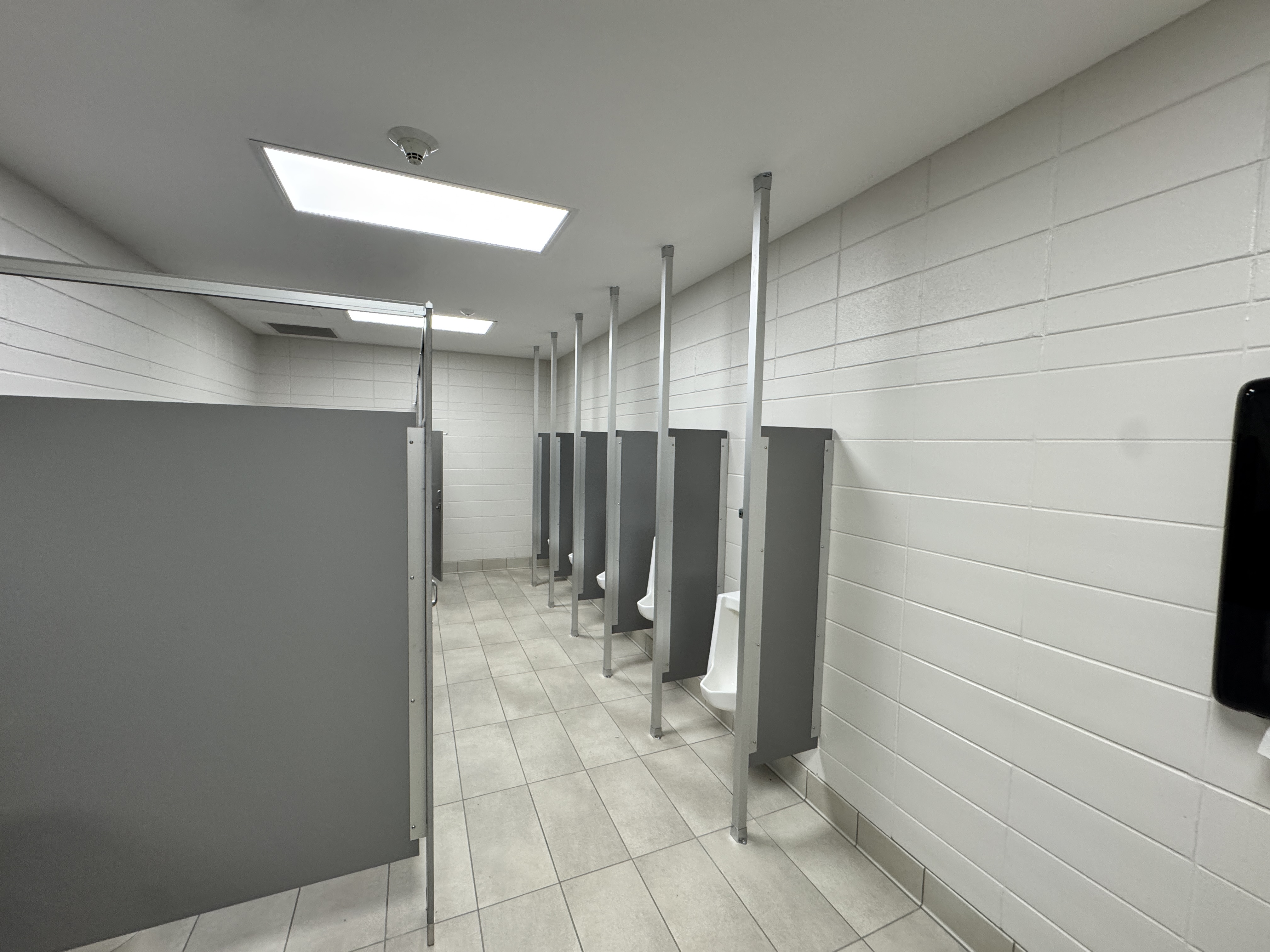 New Solid Ceilings Boys Restrrom