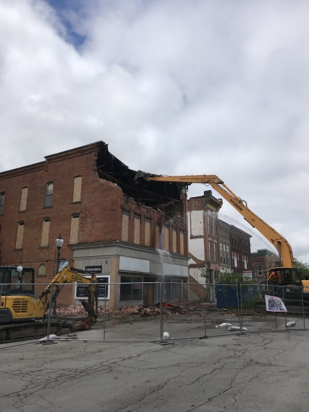 Wells County Courthouse Plaza Progress Picture  #6