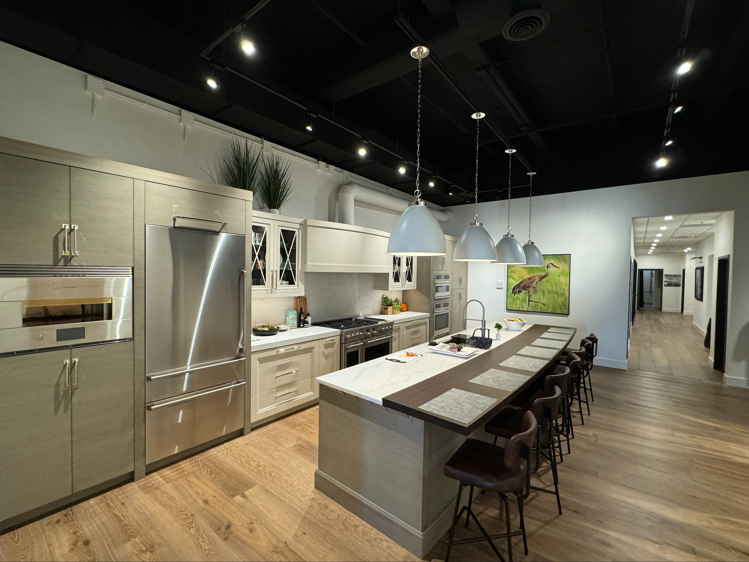 Angled View of Kitchen Design