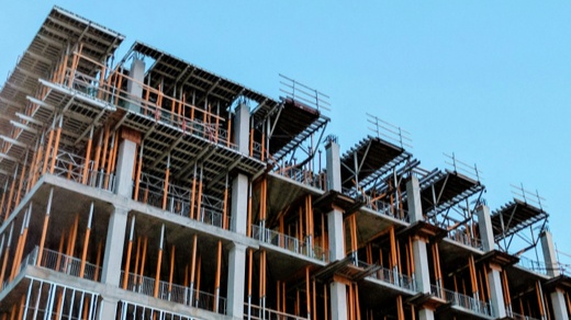 Commercial Construction Project Underway