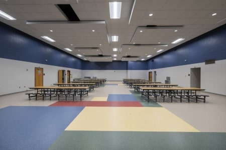 Wide View of Cafeteria 